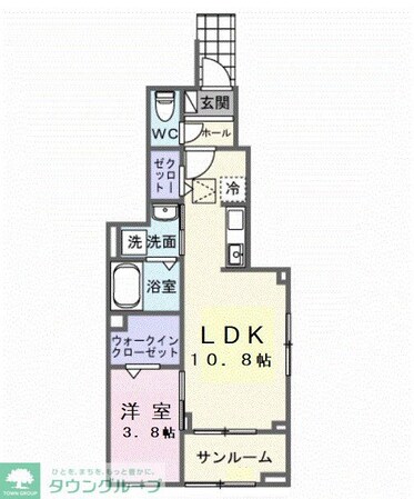 フローラル グレイスの物件間取画像
